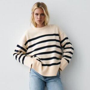 ZARA- striped sweaters supper soft